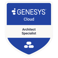Genesys Cloud Architect Specialist badge