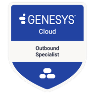 Genesys Cloud Outbound Specialist badge